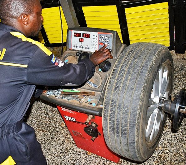 tyre balancing
